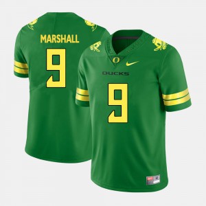 College Football Byron Marshall Oregon Jersey Green #9 Men 639897-807