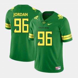Dion Jordan Oregon Jersey For Men's College Football Green #96 504478-898