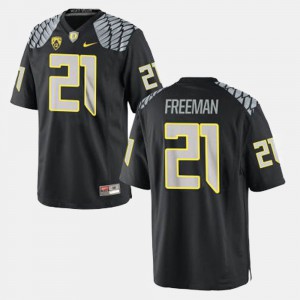 Black #21 Royce Freeman Oregon Jersey For Men College Football 720729-459