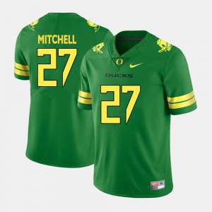 Green Terrance Mitchell Oregon Jersey #27 College Football Men's 355634-782