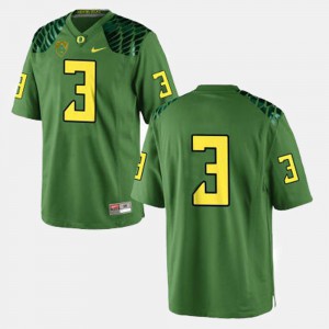#3 College Football For Men's Vernon Adams Oregon Jersey Green 173032-837