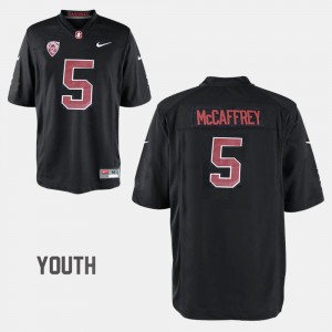 #5 Kids College Football Black Christian McCaffrey Stanford Jersey 710338-304