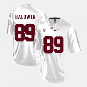 College Football #89 Doug Baldwin Stanford Jersey White Men's 280048-812