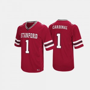 Stanford Jersey #1 Men's Hail Mary II Cardinal 549181-450