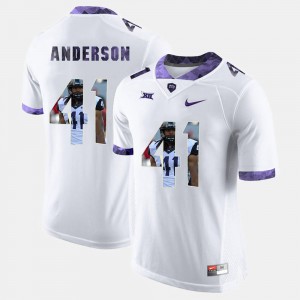 Jonathan Anderson TCU Jersey White High-School Pride Pictorial Limited #41 Mens 974864-400