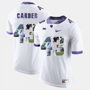 Mens White High-School Pride Pictorial Limited #43 Tank Carder TCU Jersey 724362-487