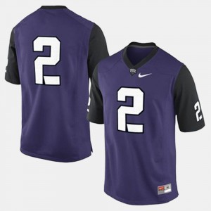 Trevone Boykin TCU Jersey Purple Men College Football #2 594401-256