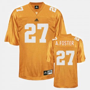 For Men's Arian Foster UT Jersey #27 Orange College Football 464461-674