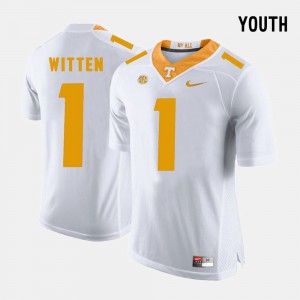 White College Football Kids Jason Witten UT Jersey #1 648892-396