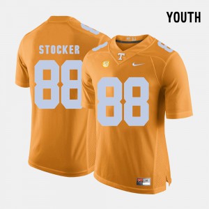 Youth #88 Orange College Football Luke Stocker UT Jersey 751039-653