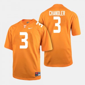Orange For Men College Football #3 Ty Chandler UT Jersey 547900-485