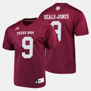 Mens Maroon College Football Ricky Seals-Jones Texas A&M Jersey #9 622090-594
