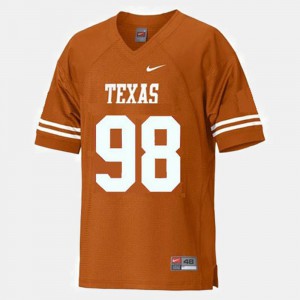Brian Orakpo Texas Jersey Men's College Football Orange #98 724409-316