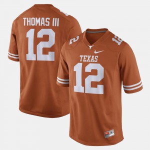 Orange Alumni Football Game #12 Men Earl Thomas Texas Jersey 666673-524