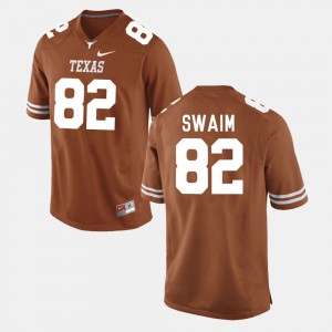 For Men Geoff Swaim Texas Jersey Burnt Orange College Football #82 529161-376
