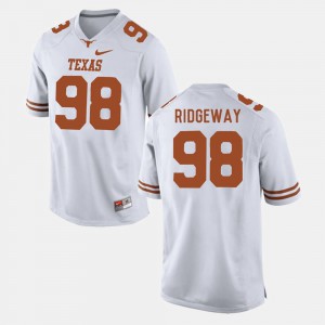 Hassan Ridgeway Texas Jersey Men's #98 White College Football 332234-239