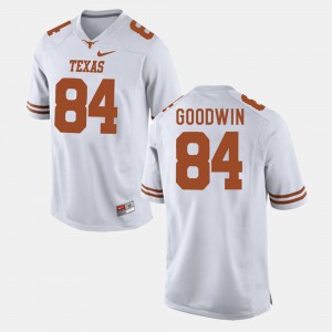 White For Men's #84 College Football Marquise Goodwin Texas Jersey 454646-685