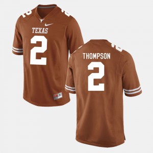 #2 Burnt Orange For Men Mykkele Thompson Texas Jersey College Football 451791-866