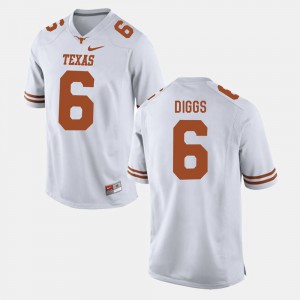 College Football Quandre Diggs Texas Jersey Men White #6 359241-914