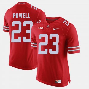 Scarlet #23 For Men's Alumni Football Game Tyvis Powell OSU Jersey 364053-672