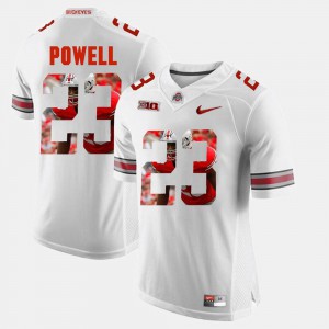 Pictorial Fashion White #23 Mens Tyvis Powell OSU Jersey 475435-225