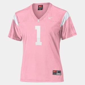 #1 USC Jersey College Football Pink Womens 115580-900