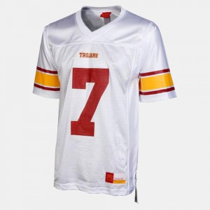 College Football USC Jersey White For Men #7 260783-522