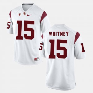 White Pac-12 Game #15 Isaac Whitney USC Jersey For Men 979044-132