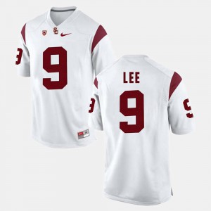 For Men Marqise Lee USC Jersey Pac-12 Game #9 White 845747-974