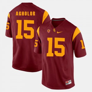 Red Pac-12 Game Nelson Agholor USC Jersey #15 For Men's 438716-543