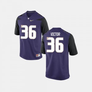 Azeem Victor Washington Jersey Purple Men's College Football #36 766400-715
