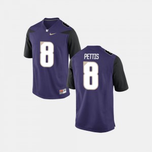 Men's Dante Pettis Washington Jersey Purple College Football #8 396886-802