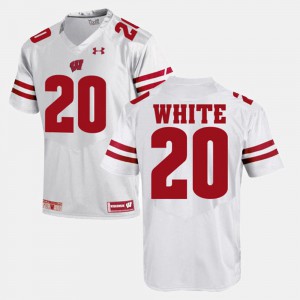 #20 Alumni Football Game James White Wisconsin Jersey White Mens 493525-944