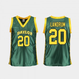 Replica Green Women's Juicy Landrum Baylor Jersey #20 College Basketball 656878-644