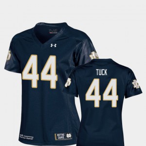 Navy College Football Replica #44 For Women's Justin Tuck Notre Dame Jersey 446844-423
