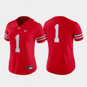 #1 For Women College Football OSU Jersey Scarlet Game 843518-952