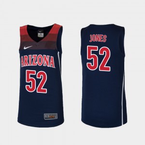 Kids Kory Jones Arizona Jersey Navy College Basketball #52 Replica 572038-397