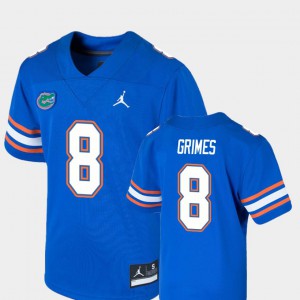 Royal College Football Game Youth(Kids) #8 Trevon Grimes Gators Jersey 895312-605