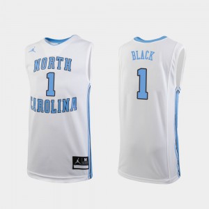 #1 Leaky Black UNC Jersey College Basketball White Replica Youth(Kids) 862025-848