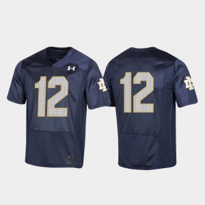 #12 For Kids College Football Navy Notre Dame Jersey 150th Anniversary 720145-268