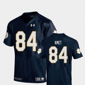 Cole Kmet Notre Dame Jersey #84 College Football Replica Navy Youth 816906-536