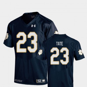 College Football Navy #23 Youth Replica Golden Tate Notre Dame Jersey 754473-409