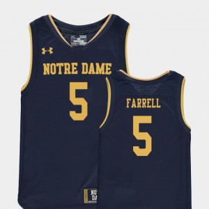 #5 Navy Matt Farrell Notre Dame Jersey For Kids College Basketball Special Games Replica 862229-741