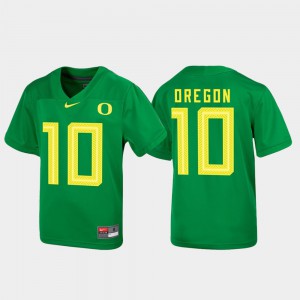 Green Untouchable Football Kids Oregon Jersey #10 639889-409