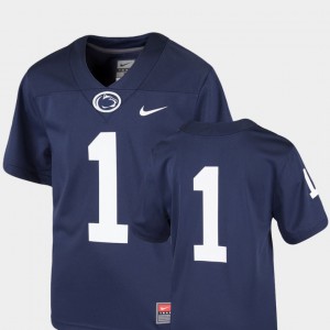 Penn State Jersey Team Replica Youth #1 Navy College Football 228588-894
