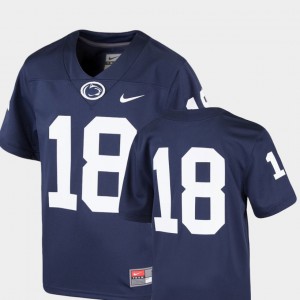Replica College Football #18 Navy Penn State Jersey For Kids 760271-419