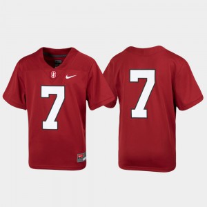 Youth Untouchable Football #7 Cardinal Stanford Jersey 601784-158