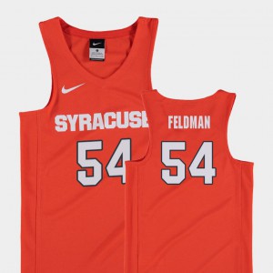 Orange Youth Ky Feldman Syracuse Jersey College Basketball Replica #54 689438-853