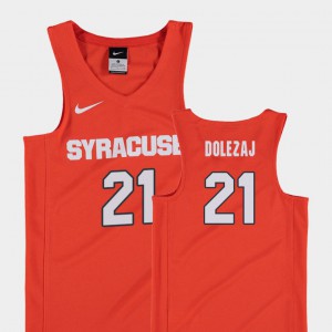 Kids Replica Marek Dolezaj Syracuse Jersey College Basketball #21 Orange 128592-929