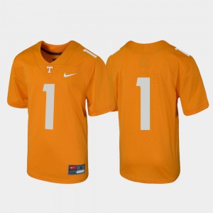 Untouchable #1 Youth(Kids) Tennessee Orange Football UT Jersey 648957-690